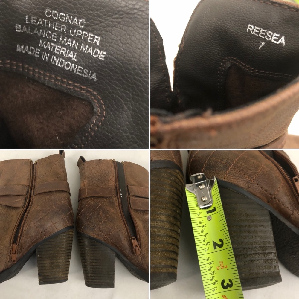 STEVE Madden l Sz 7 l Leather Ankle Boots l REESEA - Picture 11 of 15